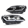 Licht Golf 7 Chromati-stijl 7.5 met geïntegreerde LED's DRL en Dynamic Pijl