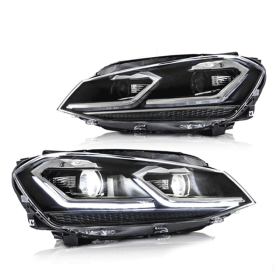 FARI GOLF 7 CROMATI STILE 7.5 LED INTEGRATI DRL AND FRECCIA DINAMICA