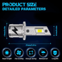 LED-lampkit H3 PK22S 12 / 24V 1: 1 EasyPro Plug & Play CANBUS FUZION