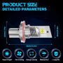 H13 P26.4T Bi-LED-lampkit 12/24 V 1: 1 EasyPro Plug & Play CANBUS FUZION