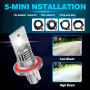 H13 P26.4T Bi-LED-lampkit 12/24 V 1: 1 EasyPro Plug & Play CANBUS FUZION