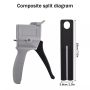 MIXPRO handmatige pistool ultieme fuzion voor twee-componenten lijm