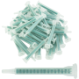Diepe statische mixer voor tweecomponenten bicrogecartridges