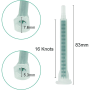 Diepe statische mixer voor tweecomponenten bicrogecartridges