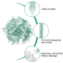 Diepe statische mixer voor tweecomponenten bicrogecartridges