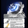 LED-lampkit H16 12/24 V 1: 1 EasyPro Plug & Play CANBUS FUZION