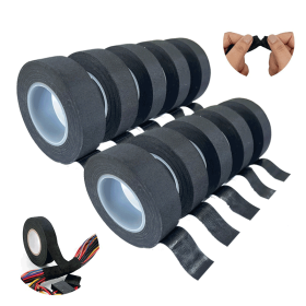 10 PIECES 100% FIREPROOF POLYESTER FABRIC ADHESIVE INSULATING TAPE