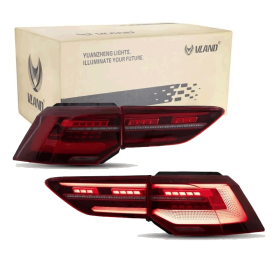 SET DE PHARES VLAND FEUX ARRIÈRE GOLF 8 VIII IQ.LIGHT FULL LED COULEUR ROUGE