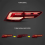 LED-achterlichten Set IQ Style VW Golf 8 VIII LED Aftermarket Red