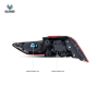 SET FANALI POSTERIORI LED iQ STILE VW GOLF 8 VIII LED AFTERMARKET ROSSO