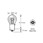 BAU15S PY21W S25 12V 21W Chrome Zilver Onzichtbare Pijlen Lichten