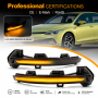 DYNAMICZNE STRZAŁY SEKWENCYJNE /LED VW GOLF MK7 MK7.5 TOURAN /CZARNY /DYM'