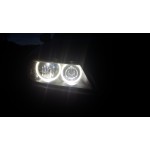 Photo from customer for SERIES 3 E90 E91 RESTYLING 40W 4 LAMPADE LED BMW ANGEL EYES X FARI ALOGENI