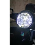 Photo from customer for H4 KIT BI-LED MATRIX MOTO 6000 LUMEN CANBUS PRO FUZION