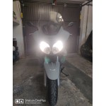 Photo from customer for H1 P14.5s 12V 55W ALOGENE SUPER WHITE PRO+ BIANC0 6000K EFFETTO XENON FUZION