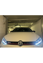 Photo from customer for FAROS DE GOLF 7 MK7 VII ROJO ESTILO 7.5 DE 2012 A 2017 CON LUZ DIURNA LED Y LUZ INTERMITENTE DINÁMICA